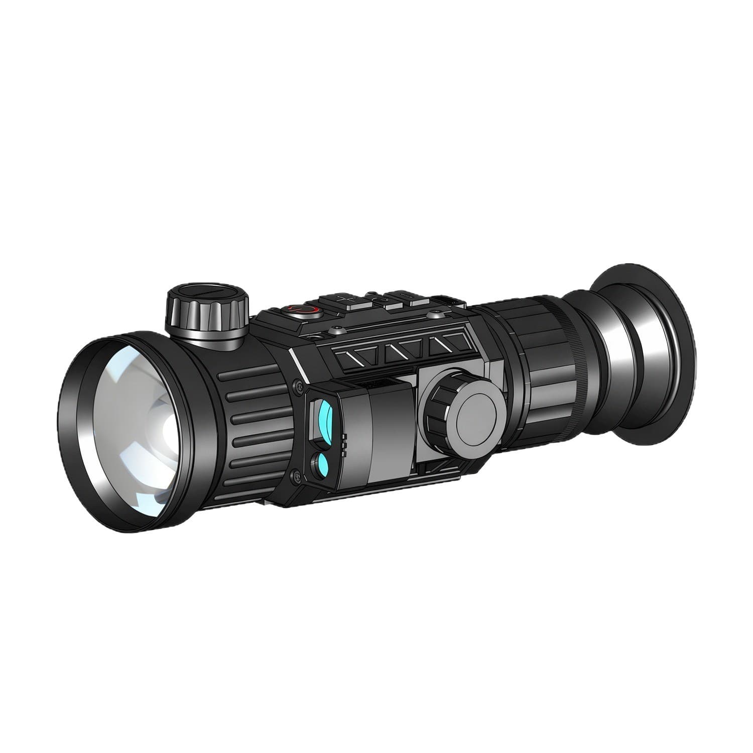 YUBEEN FX55L Thermal Scope Thermal Imaging Sight with Rangefinder, Visible in Total Darkness