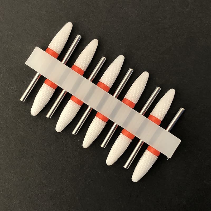 10 Pcs Ceramic Nail Polishing Head Set, Nail Remover, Nail File, Electric Grinding Machine Accessories, Nail Tools Grinding Head New