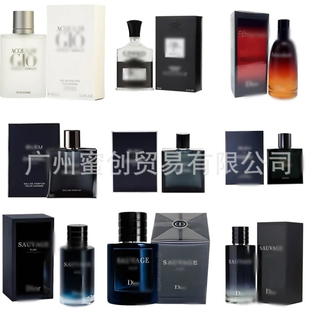 Cross-Border Bestseller Formal Fragrance: Pink Encounter Sweetheart, Reversal Paris, Free Water, Earth Blue, Pink Diamond, Jade Dragon Tea for Men