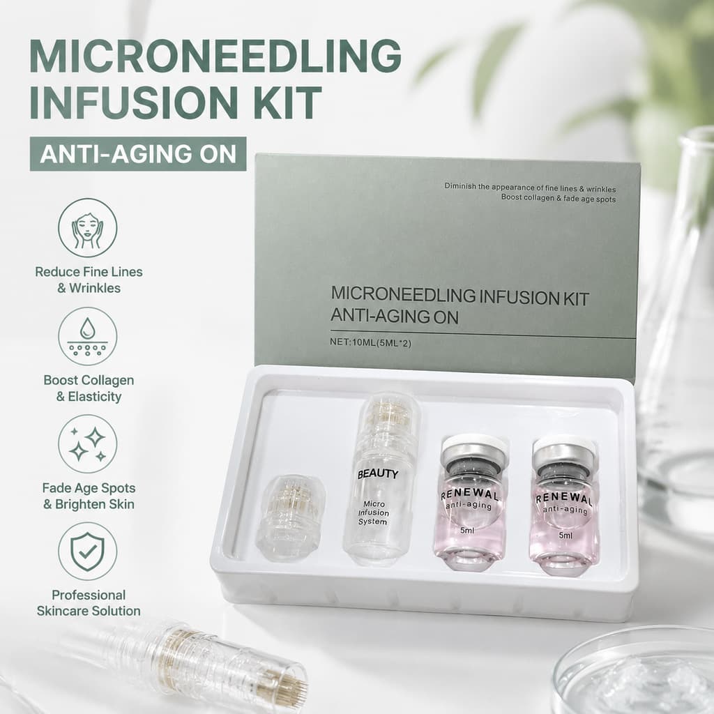 Cross-border Best Seller Peptide Micro-needle Serum Firming Skin Anti-wrinkle Hyaluronic Acid