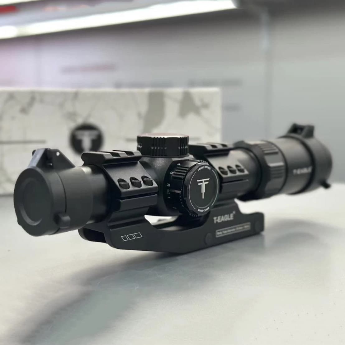 High-definition high-power thin-walled wide-angle night vision speed sight i-scope cross telescope 1.2-6 times i-mirror model parts slingshot