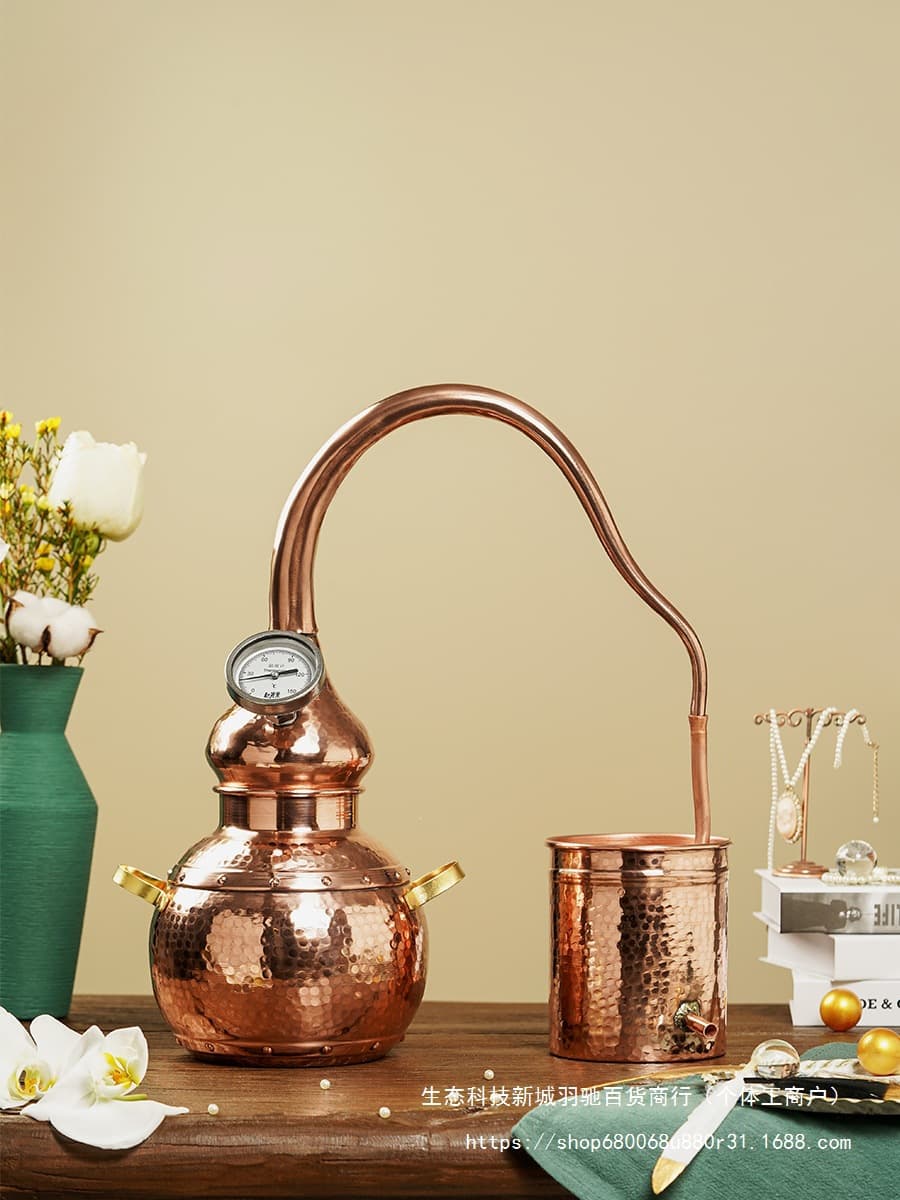 Distiller household small hydrosol distillation machine essential oil extractor ancient wine distiller purple purification equipment