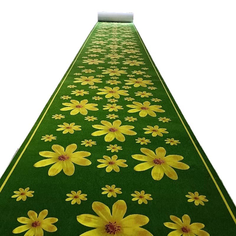 Custom flame-retardant polyester printed carpet for hotels, martial arts halls, banquet halls, conference rooms, and prayer rooms