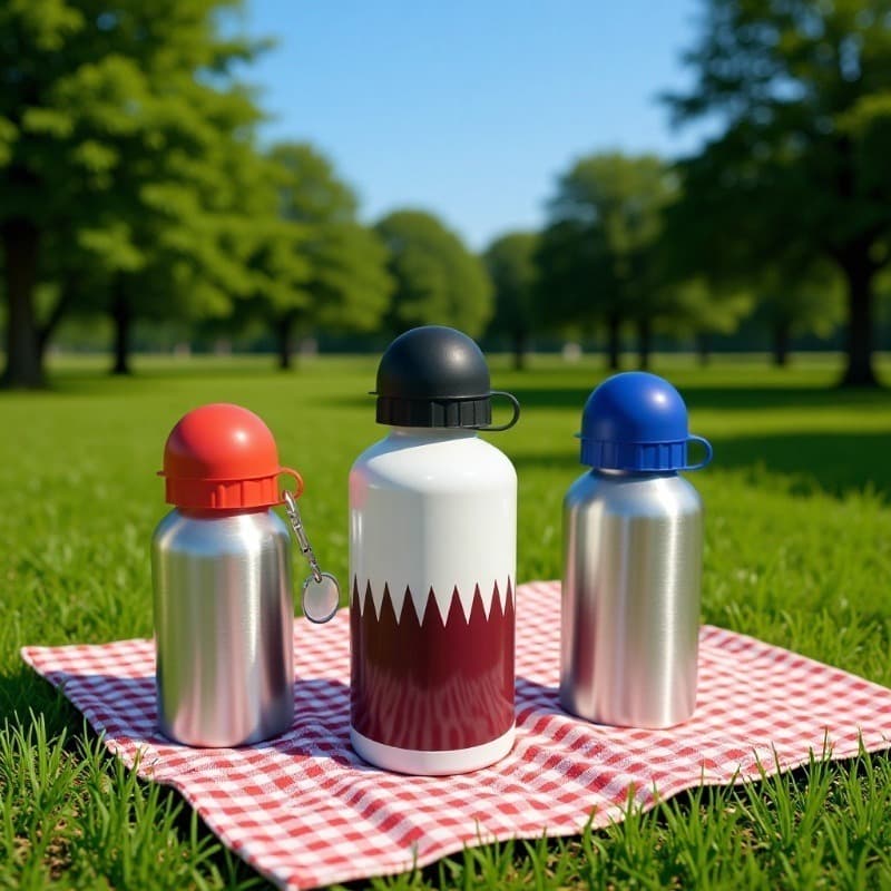 Aluminum Sports Water Bottle - Aluminum Bottle - Aluminum Cup - Aluminum Water Bottle - Single Layer Cold Water Bottle - Outdoor Sports Water Bottle - Cup