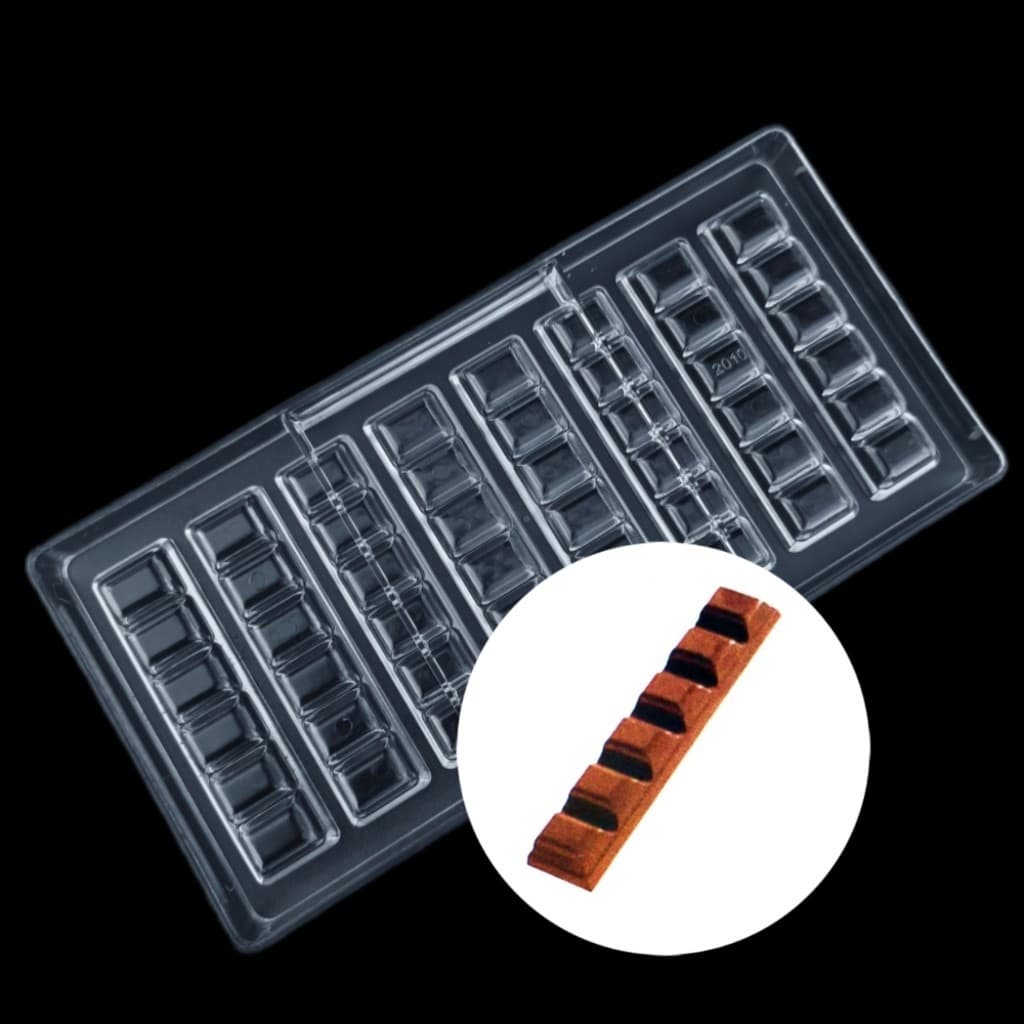 Square lattice strip chocolate mold PC chocolate baking tool dessert candy mold PC2010