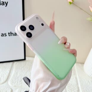 Gradient iPhone 17 Pro Max TPU Phone Case, iPhone 16 Skin-Soft Matte 15/14 Protective Cover, Anti-Fingerprint