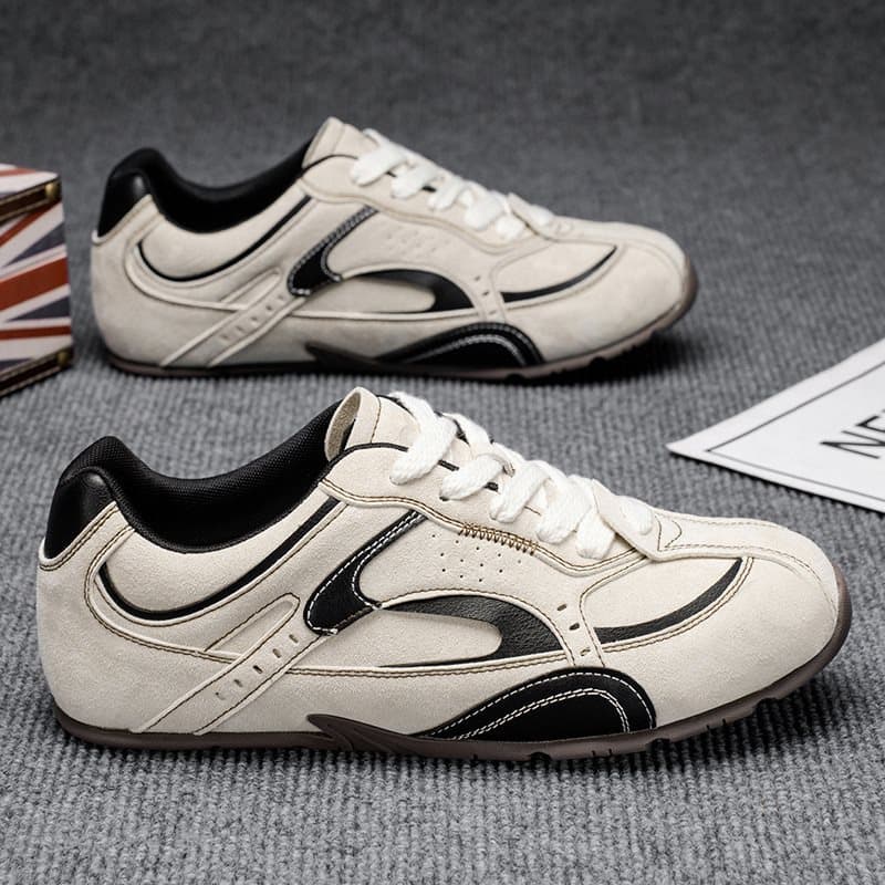 German Training Shoes Men's 2025 New Retro Brown Racing Shoes Casual Sneakers Versatile Fashion Shoes Men's Agassi Shoes
