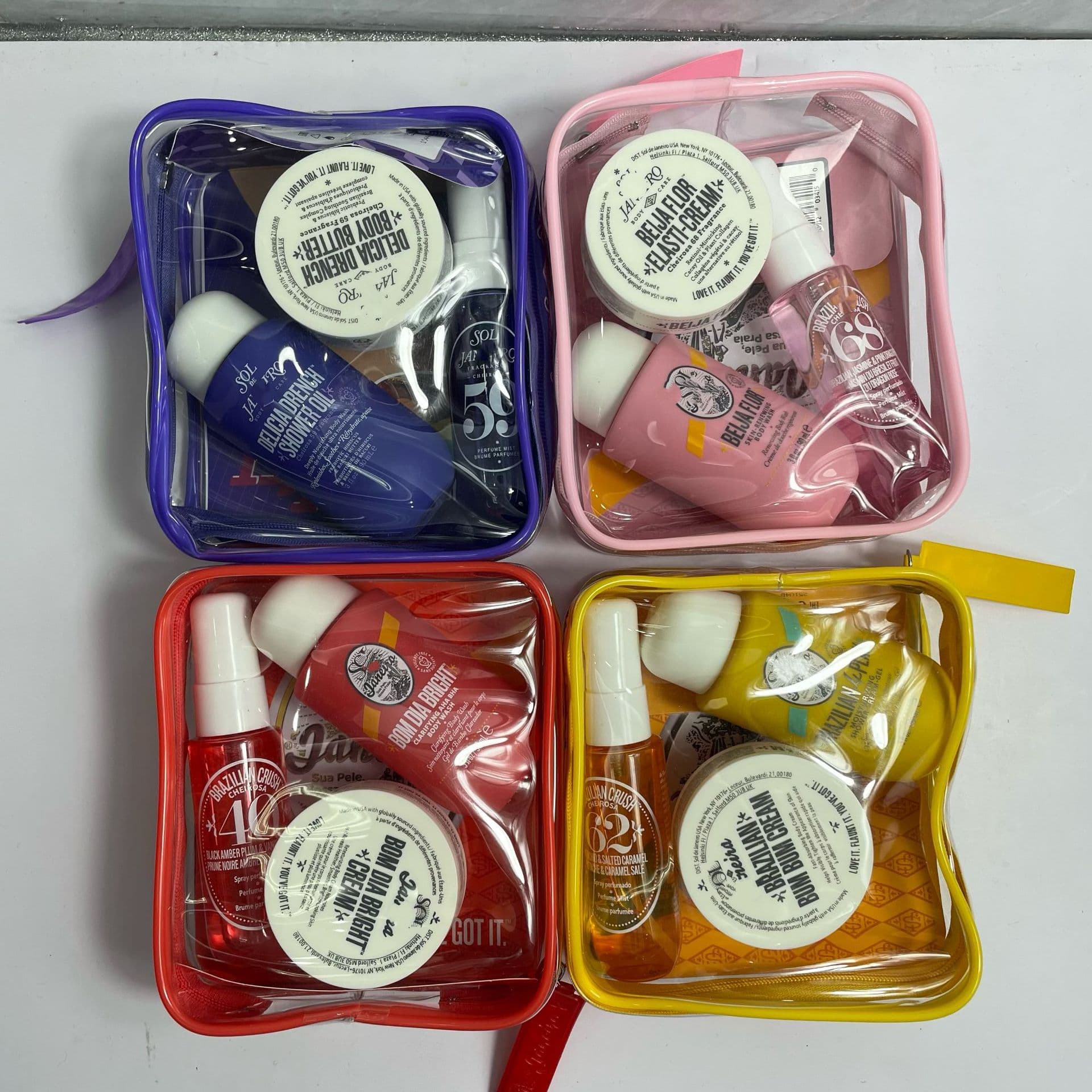 Cross-border SOL Brazil Perfume Body Lotion Shower Gel Hair and Body Spray Brazilian Bum Bum Cream Travel Set