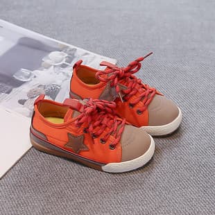 Children's Casual Board Shoes 2026 Autumn New Style Girls' Sports Shoes Canvas Shoes Boys' Anti-Slip German Training Shoes