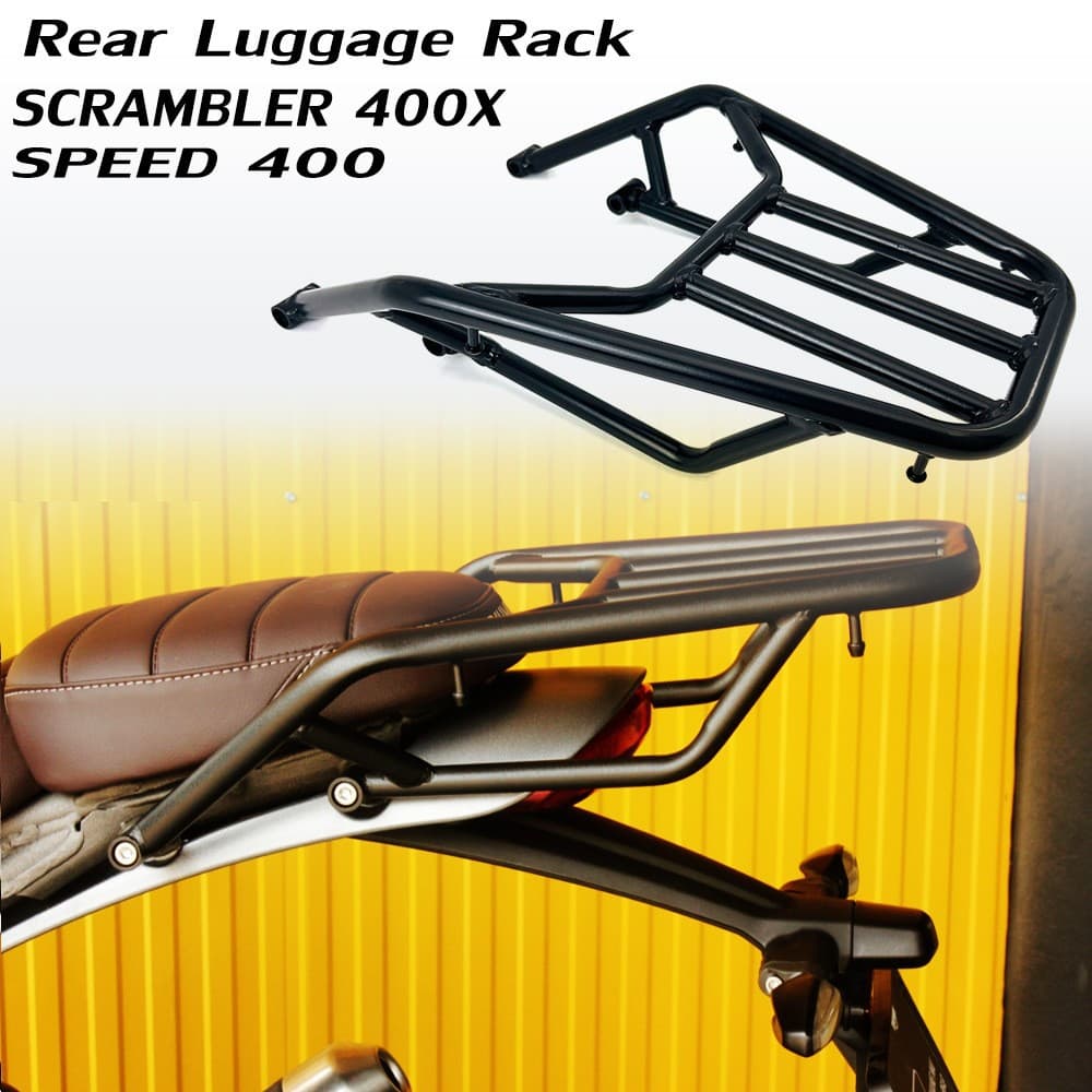 Motorcycle Rear Luggage Rack Compatible with Triumph Speed400 Scrambler400x