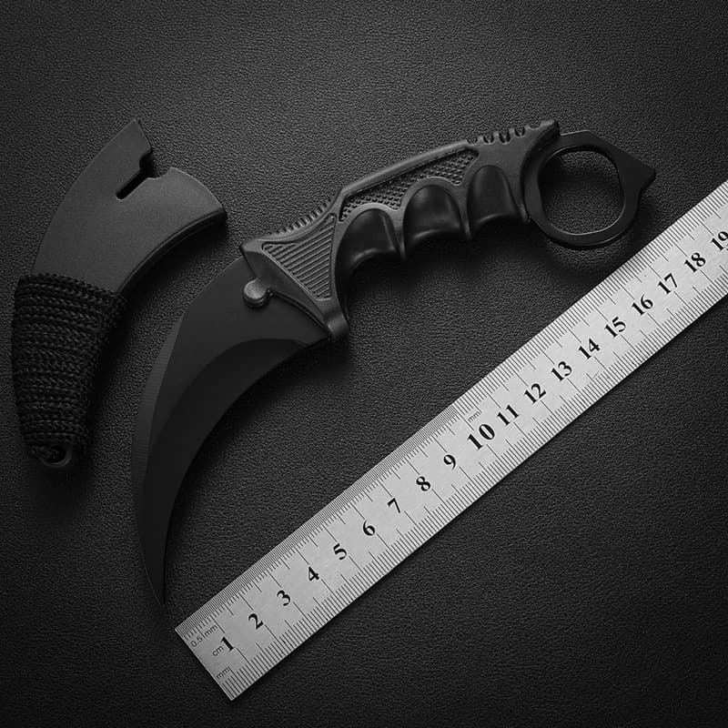 CSGO Practice Eagle Claw Knife Cold Steel Outdoor Small Claw Knife Game Accessories Tiger Claw Knife Not Sharp Unsharpened