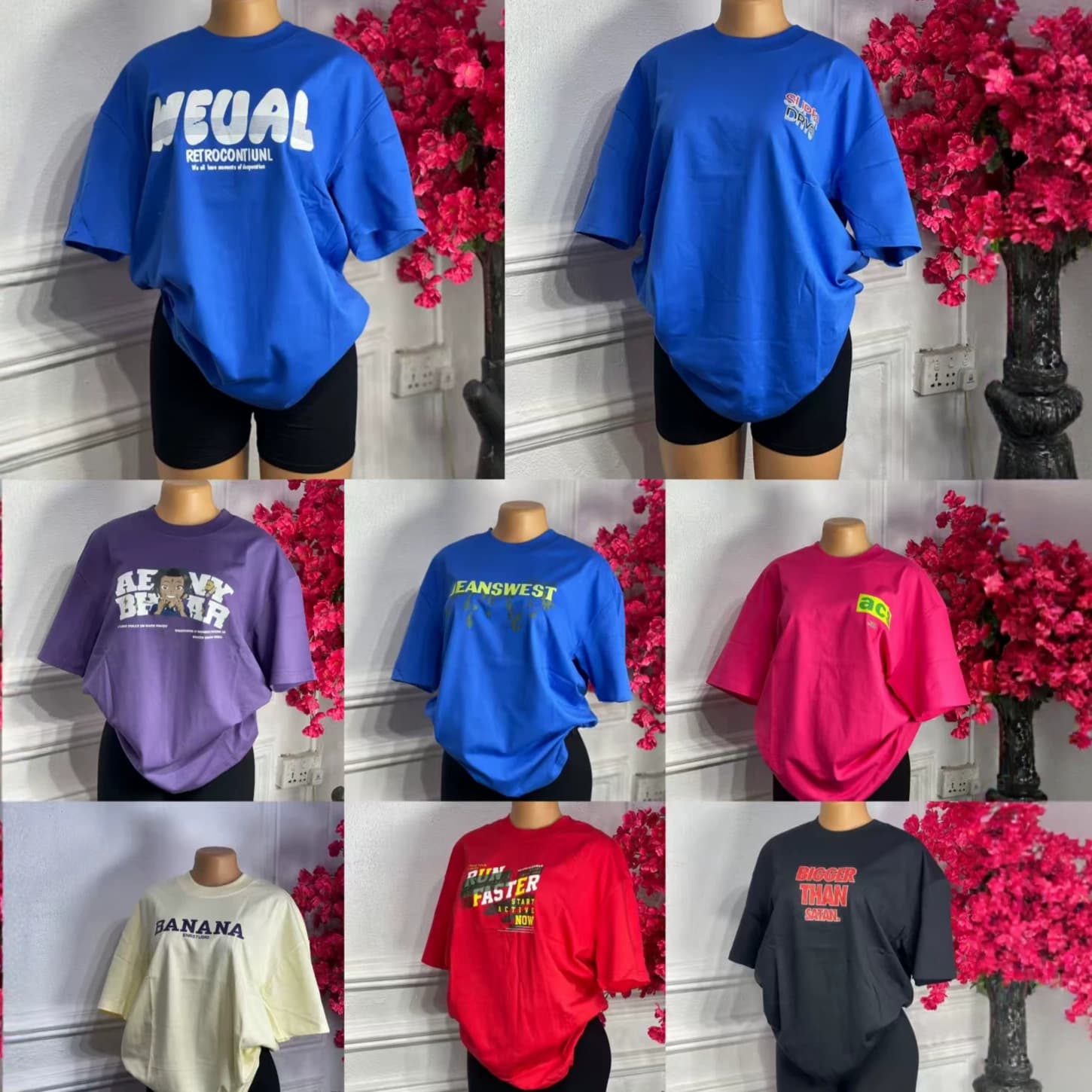 Women's T-shirts in stock elastic women's round neck tops wholesale tops wholesale