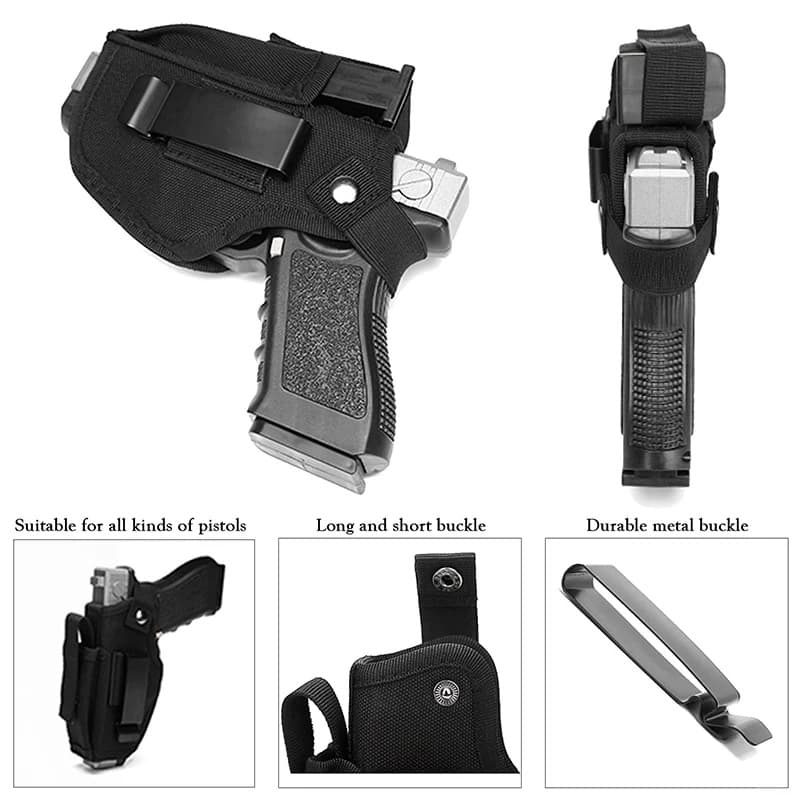 Outdoor Tactical Gear Holster Nylon Concealed Field Tactical Holster Ambidextrous Model Gun Holster In Stock