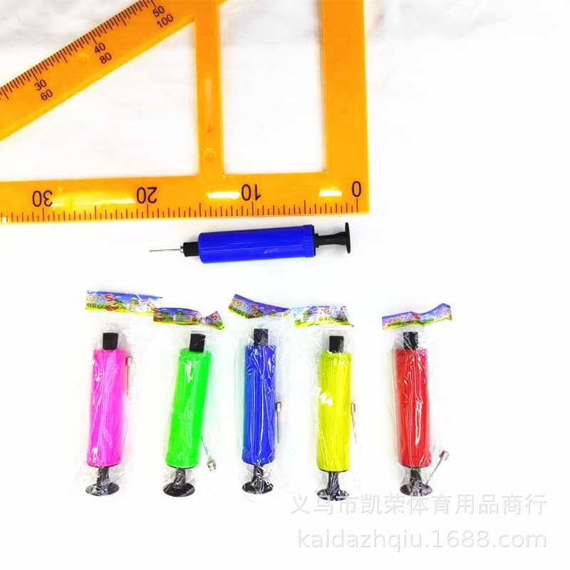 Mini Plastic Air Pump Balloon Pump Colorful Air Pump PVC Hand Pump