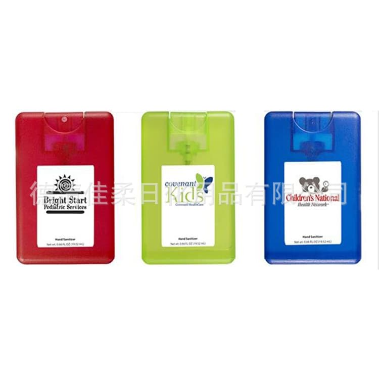 20ml FDA Approved Cross-border Manufacturer Wholesale Portable Card Alcohol-Free Waterless Hand Sanitizer, Screen and Lens Cleaning Spray
