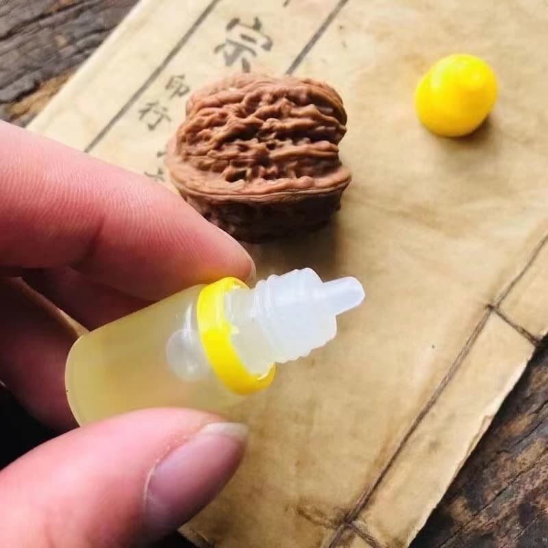 Wenwan Olive Oil Small Bottle Wenwan Walnut Olive Core Care Oil Bodhi Buddha Beads Bracelet Jewelry Care Pack