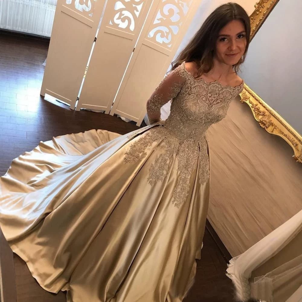 One-Shoulder Evening Gown 2026 New Arrival Birthday Party Elegant European and American Style Dress Hostess Cross-Border Formal Dress