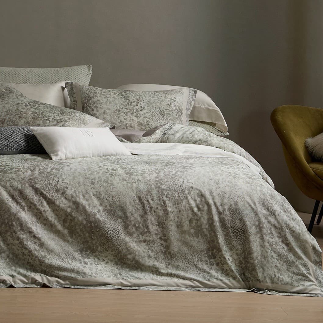 Libon Offline Model 300TC Long-Staple Cotton Textured Digital Print Series Four-Piece Bedding Set