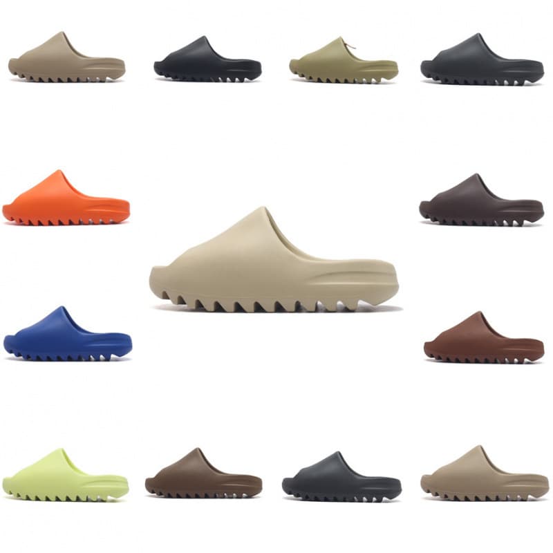 Putian pure original Yeezy flip-flops for men and women, super soft versatile indoor/outdoor spring/summer couple beach anti-slip flip-flops