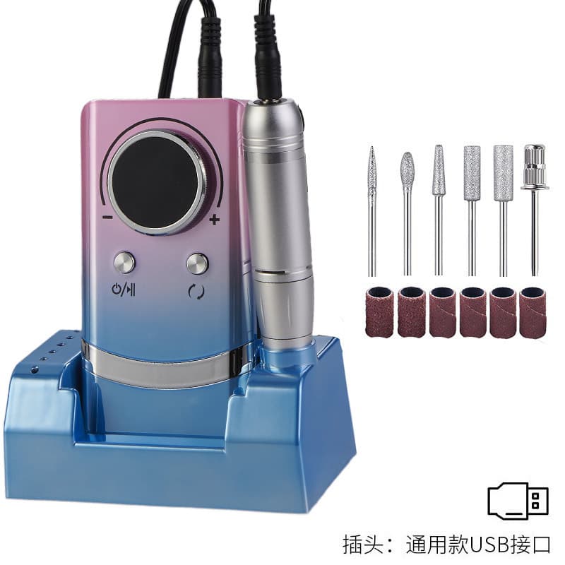 New Cross-Border Nail Drill for Nail Removal, Polishing, and Cuticle Care - Professional Rechargeable Pen-Style Nail File Wholesale