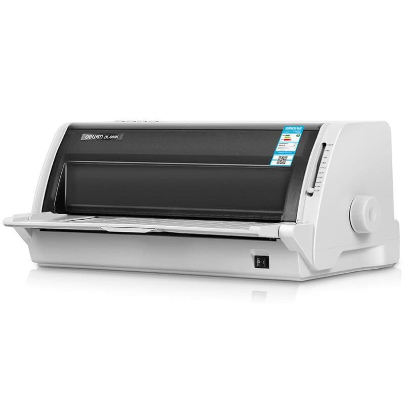 Deli DL-690K needle printer for financial accounting receipts, VAT special invoice, and stock out slip printing
