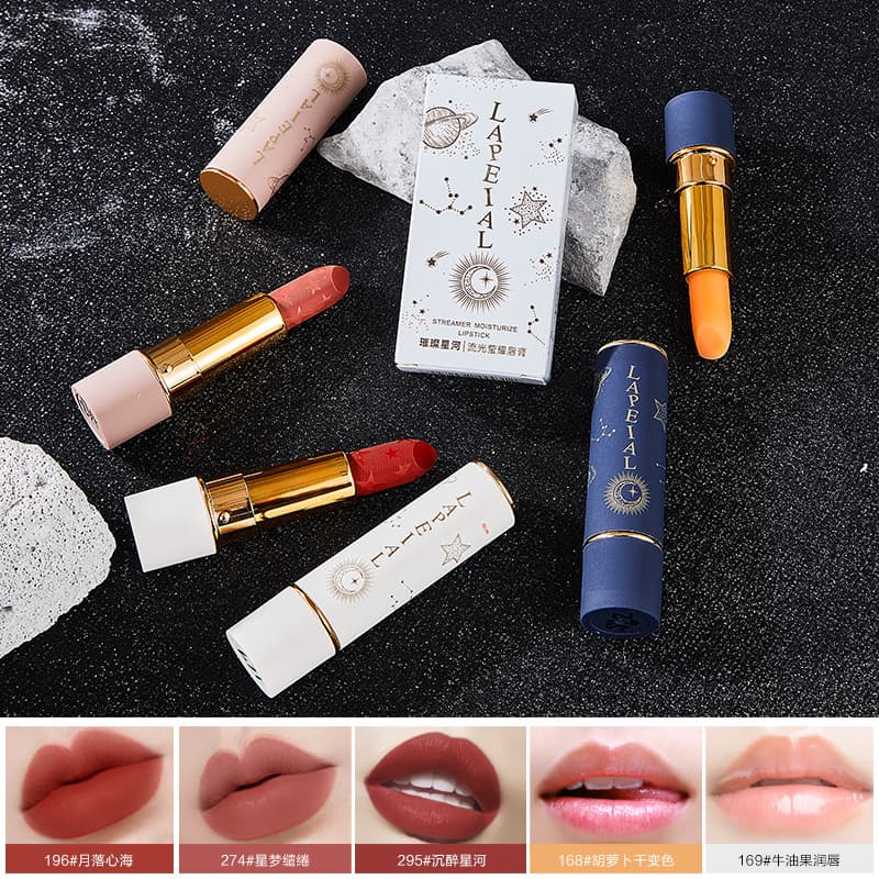 LAPEIALO Lipstick Three-Piece Gift Box Set Matte L431 Soft Matte Finish