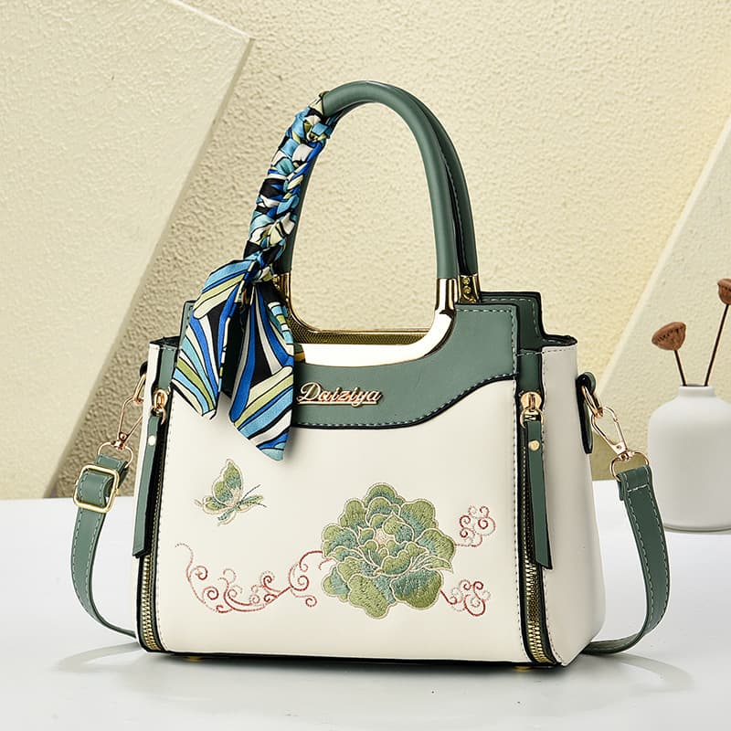 Cross-border Chinese Style Women's Handbag Middle-aged Elegant Mother's Birthday Gift Bag Wedding Banquet Bag for Women