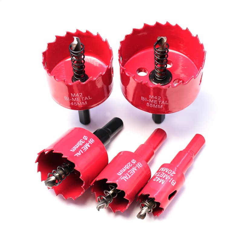 M42 bimetal woodworking hole opener gypsum board PVC plastic iron plate downlight drilling drill round hole expander
