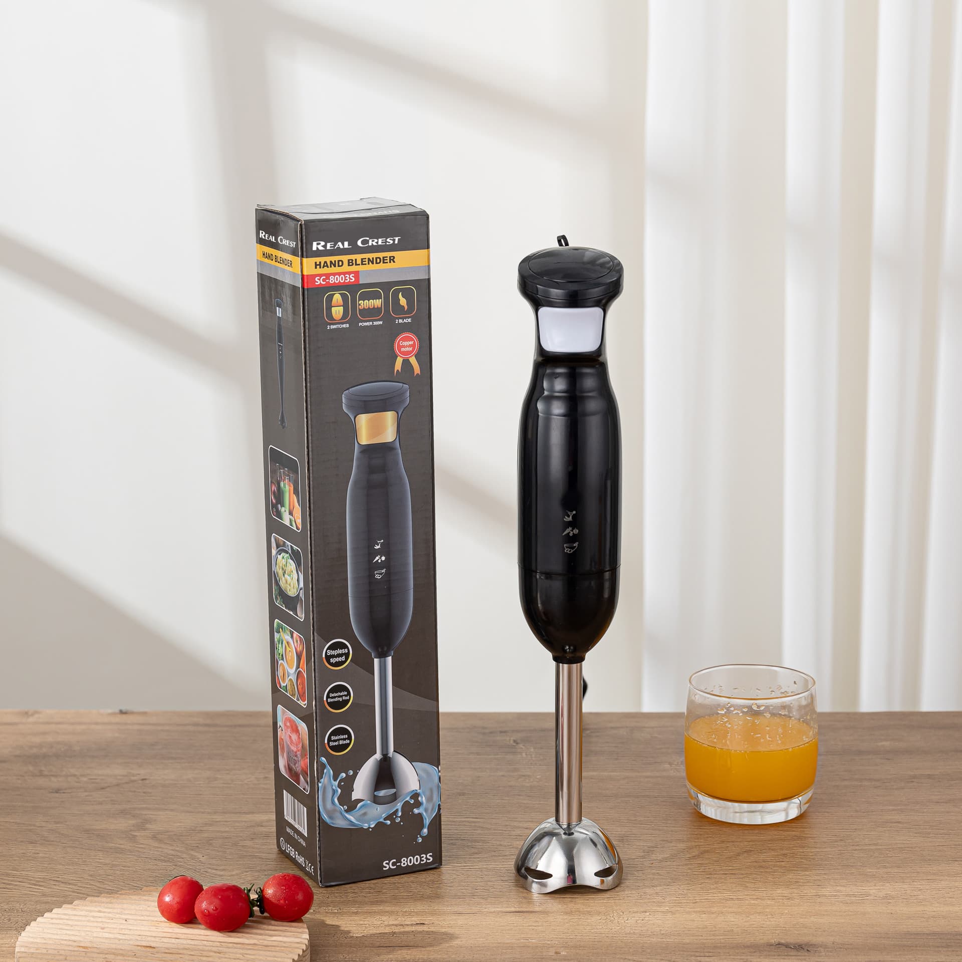 Hand Blender, Immersion Blender, Electric Egg Beater, Meat Grinder, Milk Frother, Electric Mixing Stick