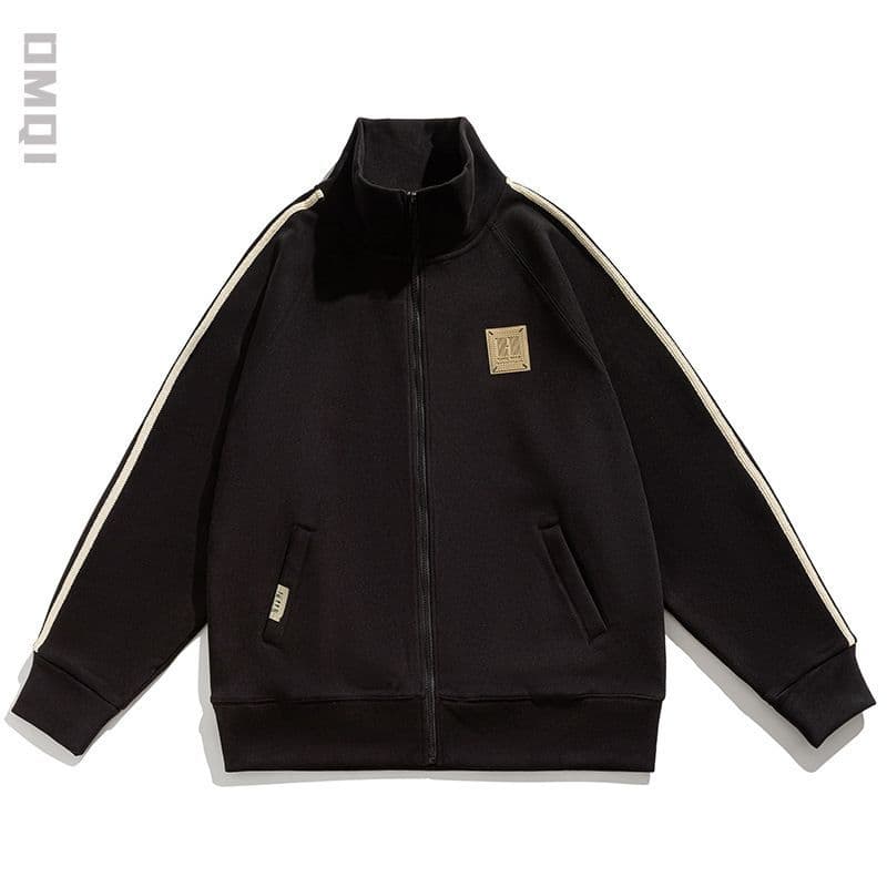 2026 New Fall/Winter Stand Collar Zip-Up Hoodie for Men, Plus Size, Heavyweight Premium Feel Men's Sports Jacket for Spring