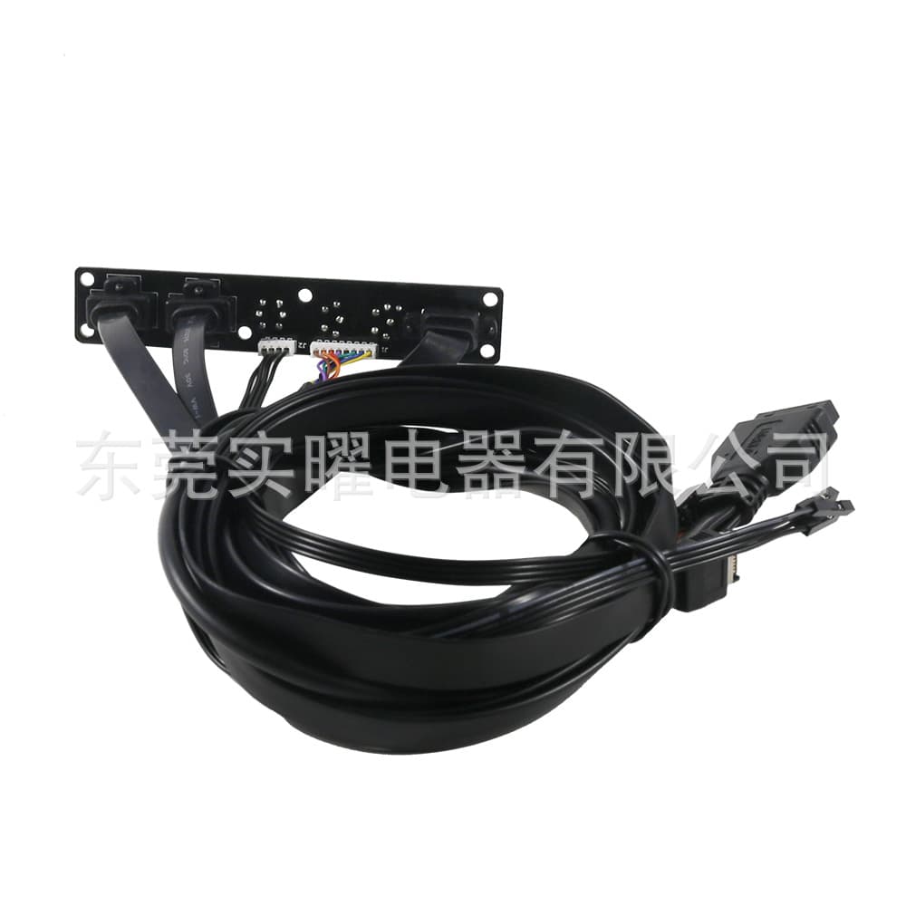 Server Computer Case Front Panel Cable with USB 3.0, LED Switch, Type-C 3.1, Audio, and Microphone