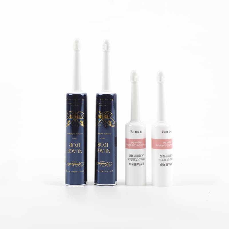 Wholesale cosmetic tube long pointed nozzle tube private feminine care gel tube refill bottle PE plastic soft tube bottle