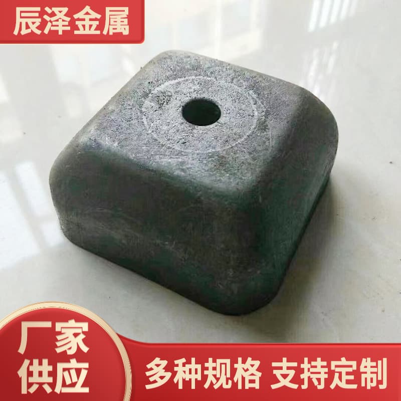 Stacking ankle support manufacturer supplies square tube stacking ankle cups, square tubular base feet, square shell foot boxes, and ground ankle supports.