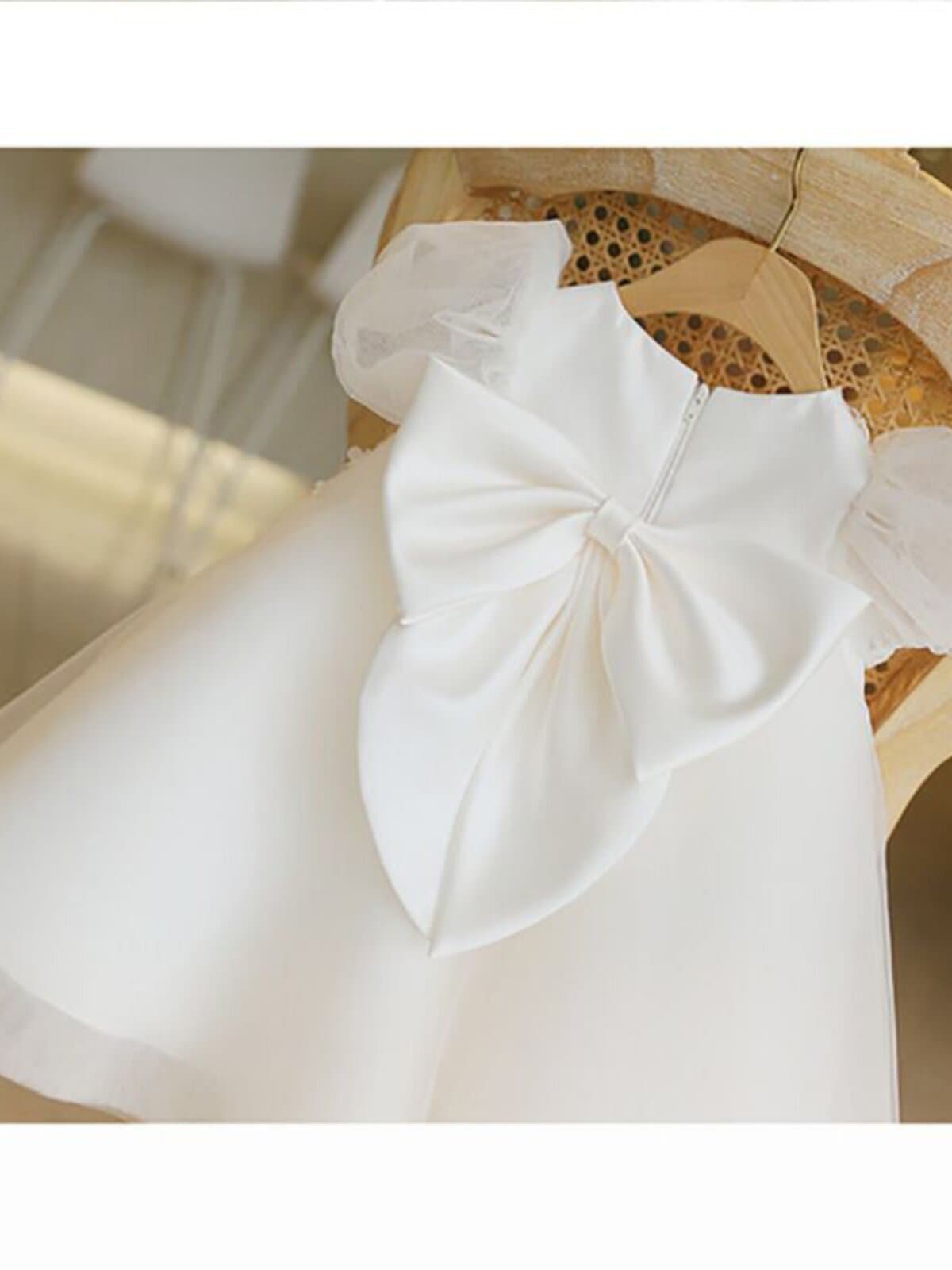 Baby Girl Birthday Dress Korean Style High-Waist Princess Dress Infant Flower Girl Tutu Dress Little Host Gown