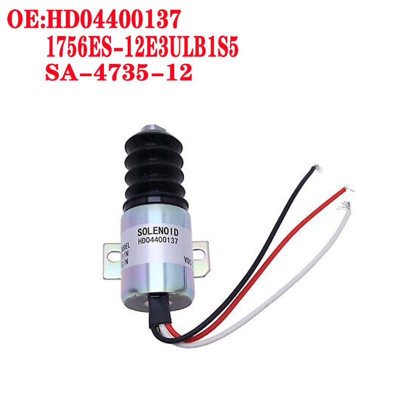 1756ES-12E3ULB1S5 HD04400137 SA-4735-12 fuel cut-off stop solenoid valve