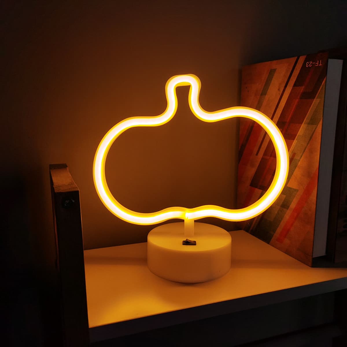 LED Base Single Color Neon Desk Night Light Lightning Star Ambient Light Romantic Room Bedroom Decor