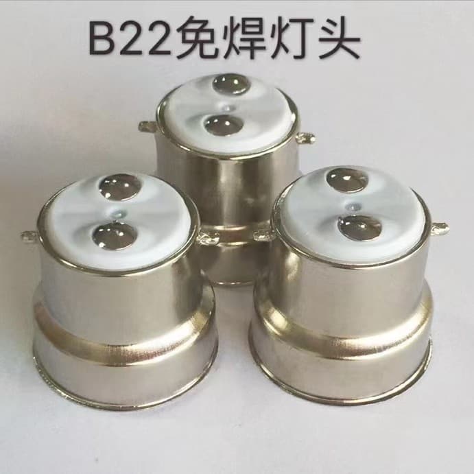 Manufacturer E27 lamp holder E26 lamp holder E14 iron nickel-plated lamp holder accessories B22 bayonet solder-free US standard vintage lamp holder