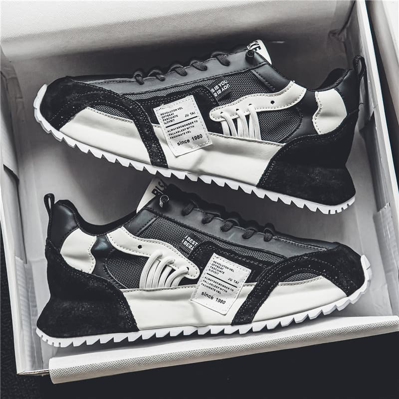 European men's shoes new spring and summer breathable versatile sports casual shoes jogging dad shoes men's sole shoes