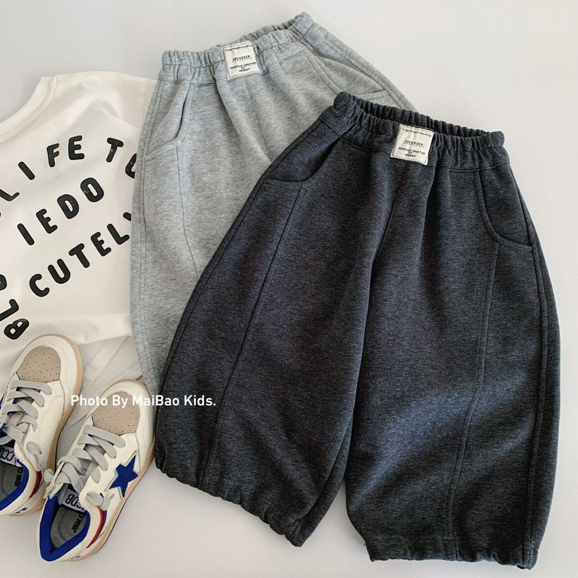 Maibao Kids Autumn Long Pants 2026 Huzhou Zhili Kids Clothing Boys and Girls Korean Style Versatile Pants Baby Casual