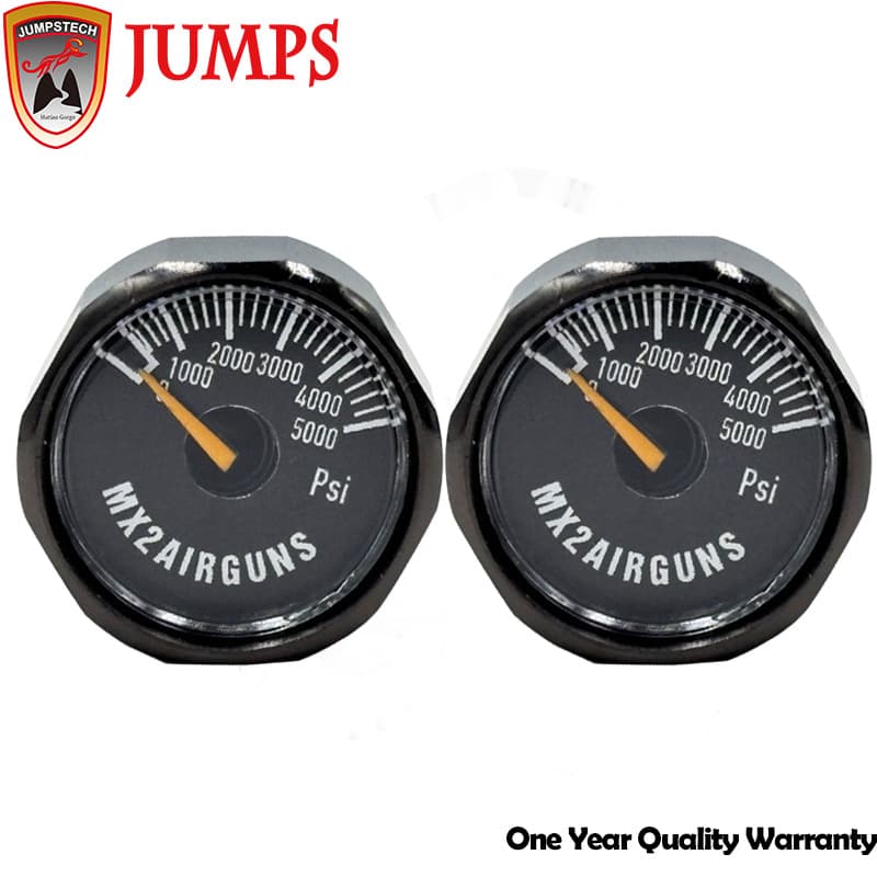 Factory Supply Y25 Air Gun Paintball Pressure Gauge 5000psi Mini High Pressure Air Manometer Micro Pressure Gauge