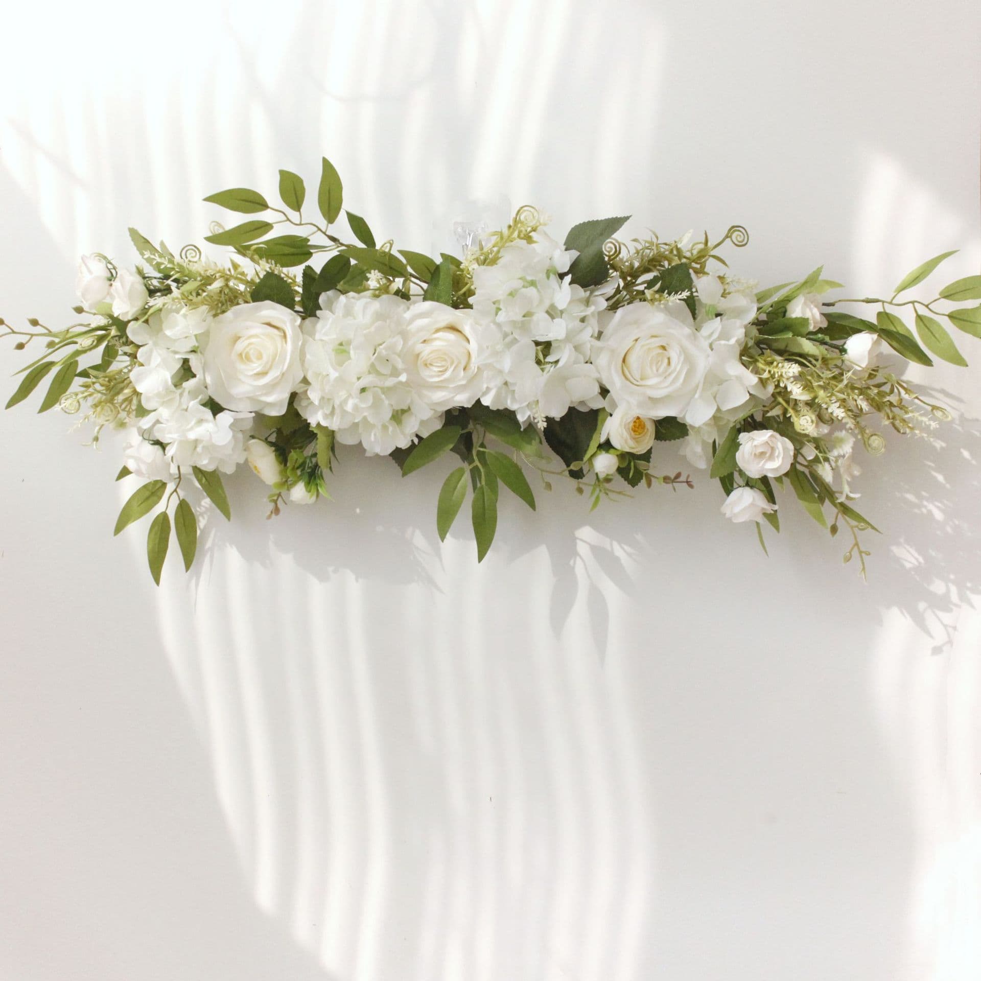 Artificial Roses Silk Flowers Wedding Table Decorative Centerpieces Fake Flower Arrangement for Chair Backs And Doors