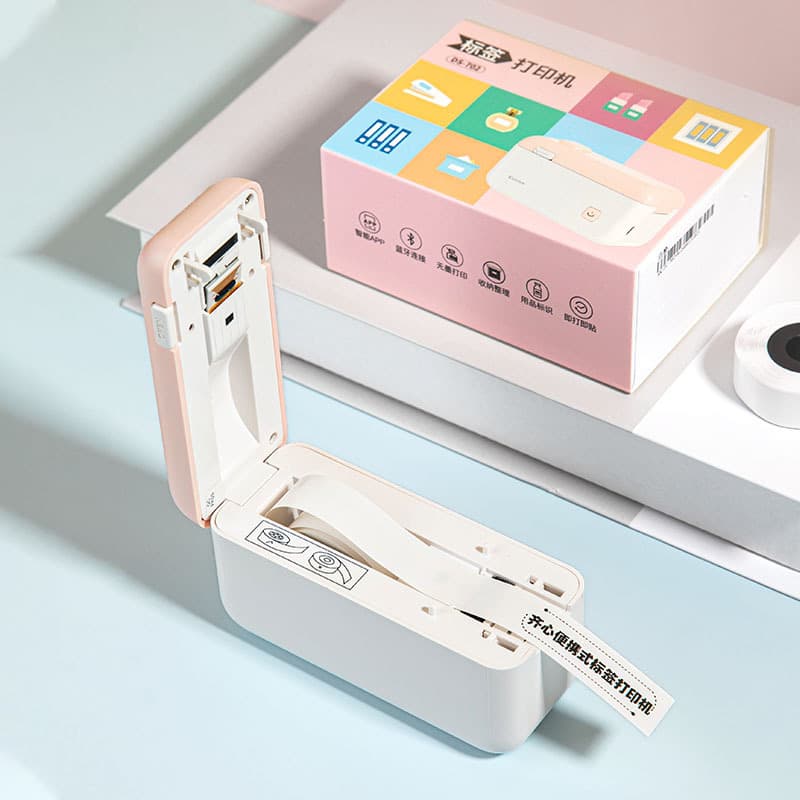 Comix Thermal Printer DS-702 for Label Printing and Error-Correction Organizing Small Home Portable Wireless Bluetooth