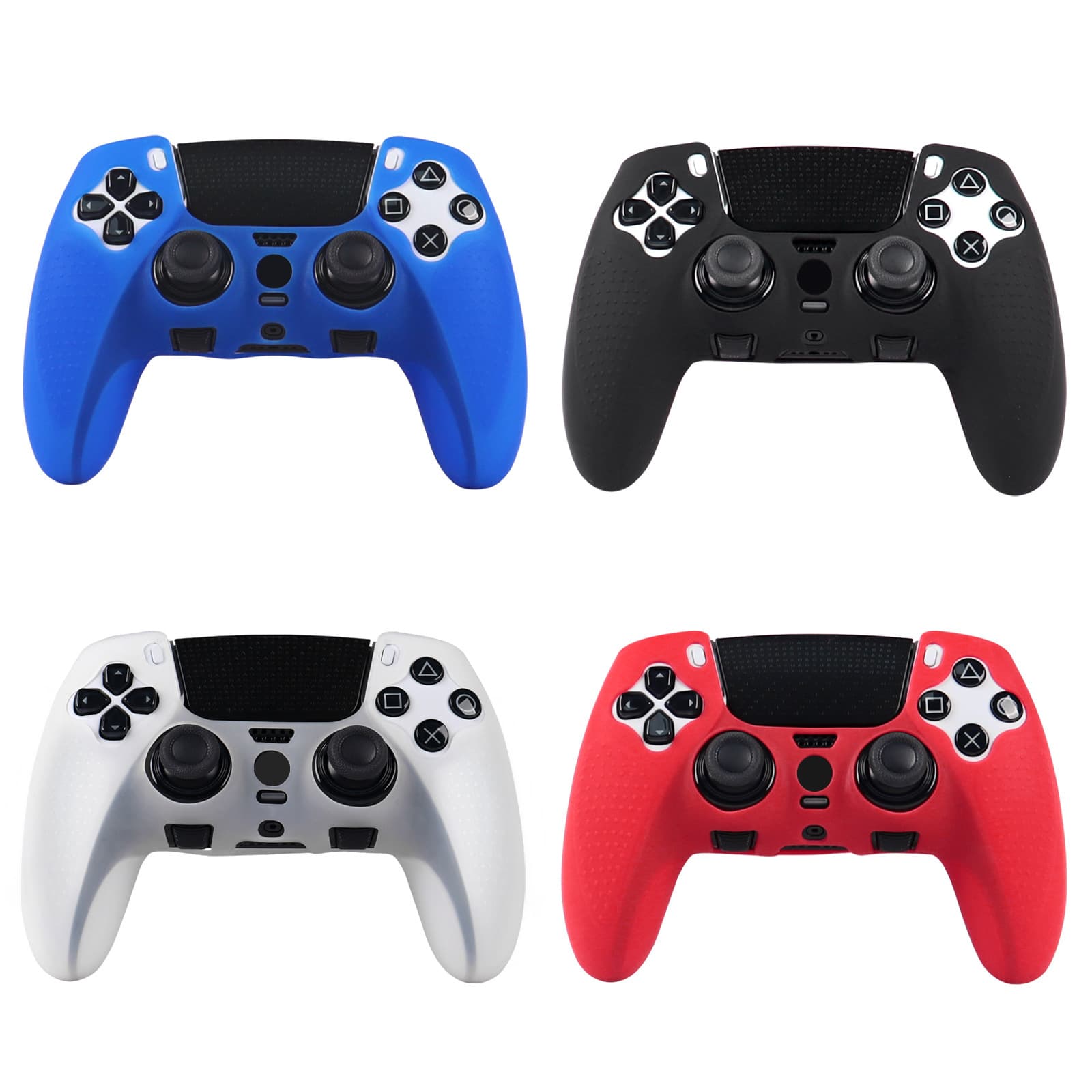 PS5 elite version handle cover protective cover anti-slip particle silicone cover game silicone anti-scratch and anti-sweat protective cover