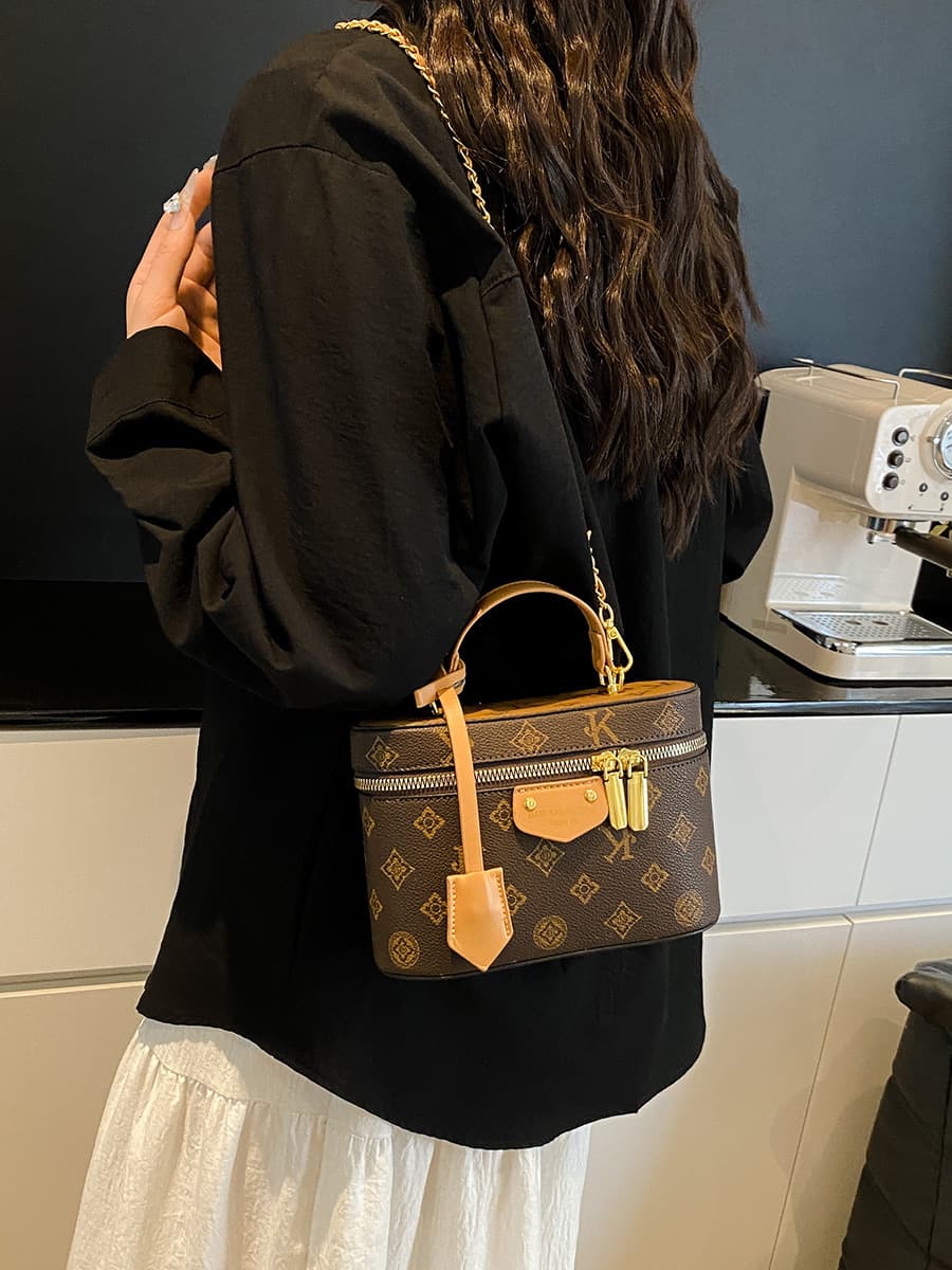 Women's Handbag 2025 New Premium Retro Box Chain Small Square Bag Fashion Versatile Crossbody Shoulder Bag