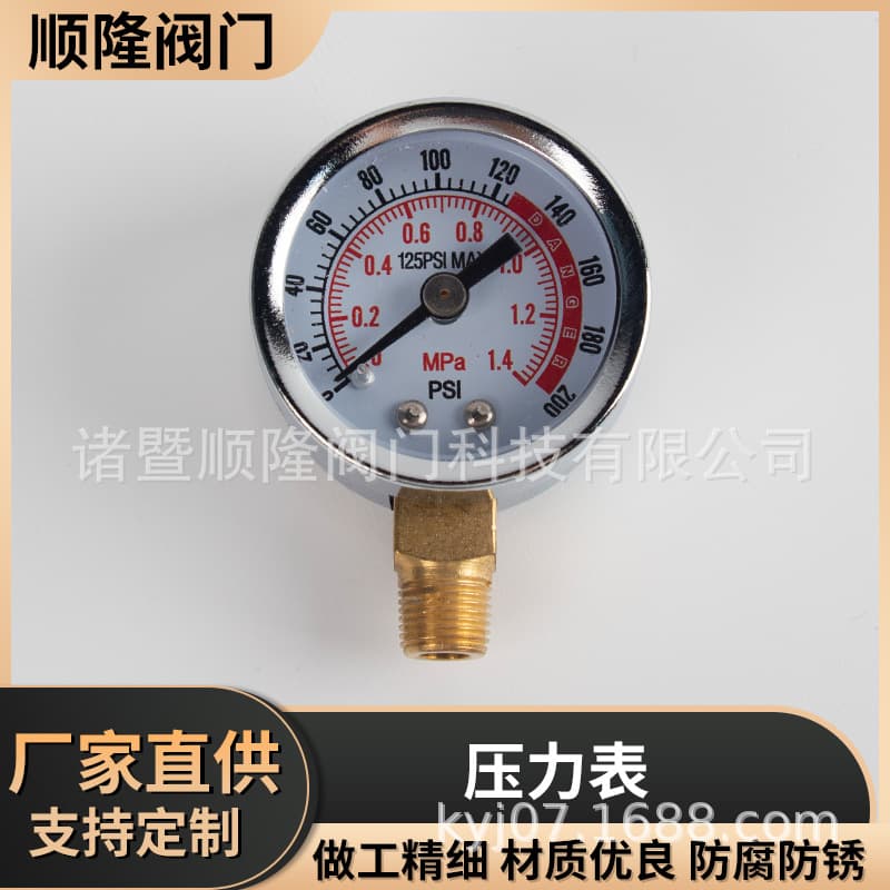 Direct from Manufacturer: Y40 Instrumentation Pressure Gauge Model, Air Pump, Oil-Water Separator Pressure Gauge, Vacuum Gauge Wholesale