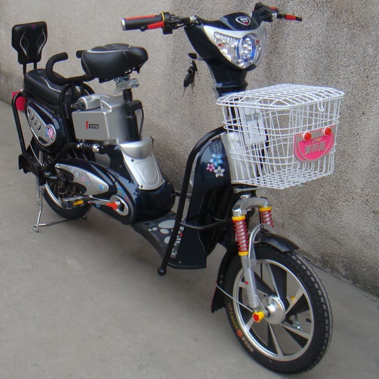 Wholesale Gold Jasmine Electric Scooter with Digital Display, Dual Suspension, Front and Rear Hub Brakes, Adult Commuter Two-Wheeled Battery-Powered Vehicle