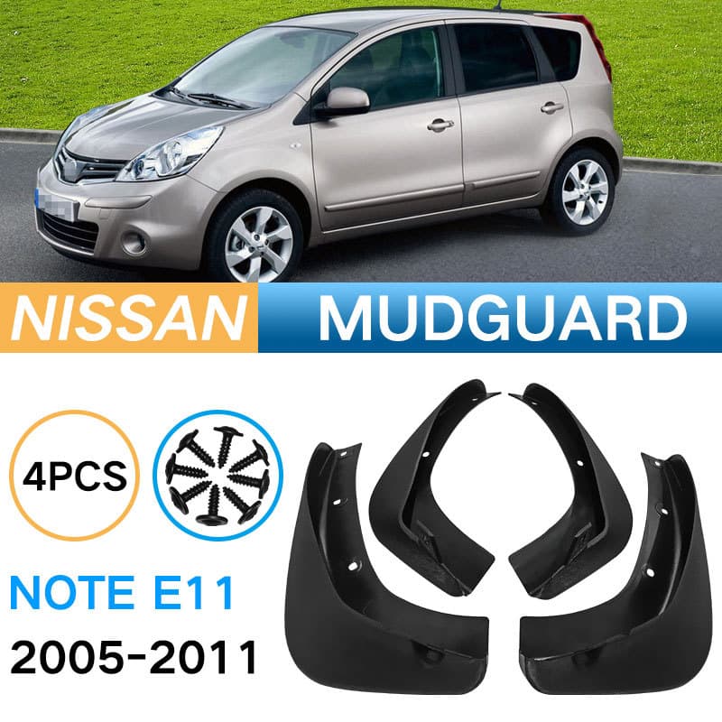 Fits Nissan Note 2005 06 07 08 09 E11 Mud Flaps Splash Guards for Export