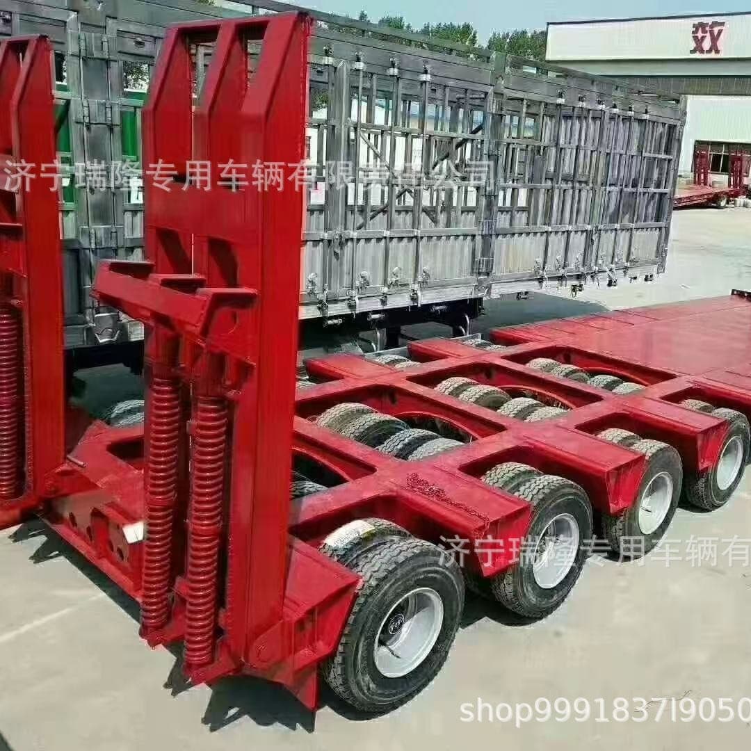 Foreign trade export flatbed semi-trailer low flatbed trailer dump truck various all-round vehicle types special vehicle