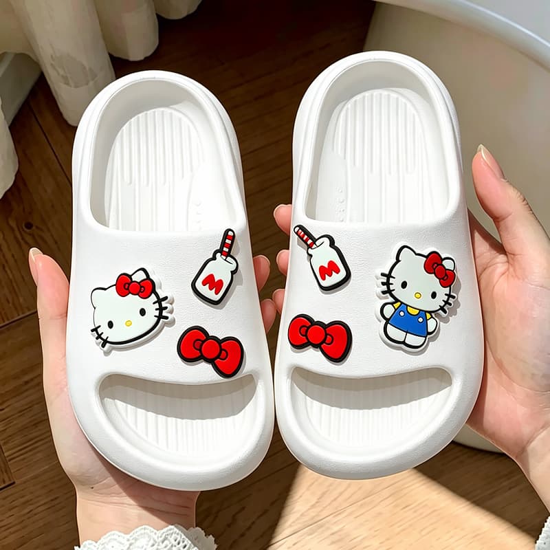Children's sandals and slippers for girls in summer new cute EVA soft-soled anti-slip indoor home slippers for small, medium and large children