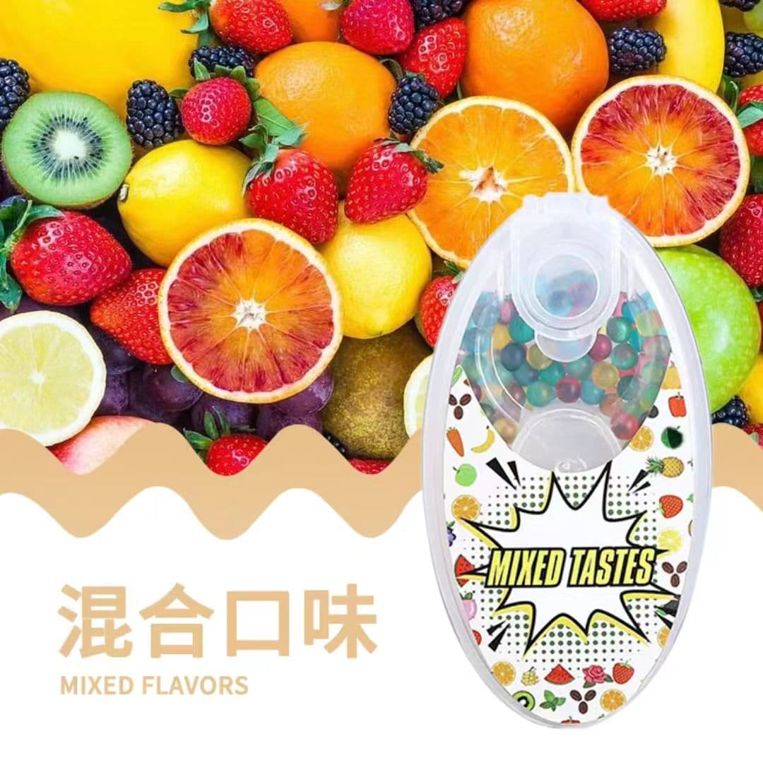 [Direct Manufacturer] Cooling cigarette burst beads, fruit-flavored filter tips for odor removal, multi-flavored burst beads.